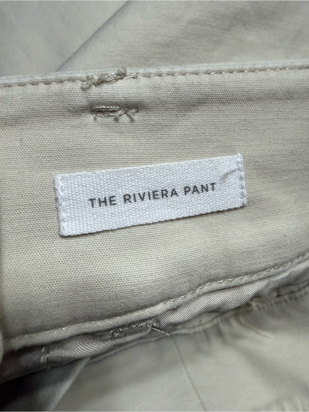 LOFT Cream Straight Cropped Riviera Pants - Picture 4 of 5